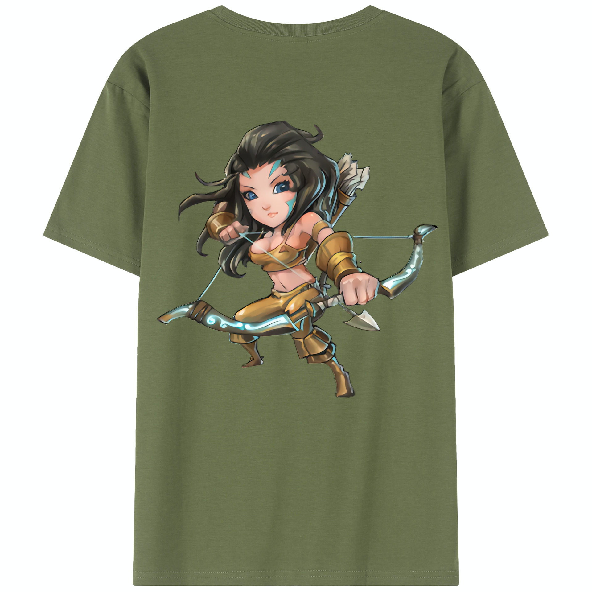 リーグ・オブ・レジェンド League of Legends LOL 綿100％半袖Tシャツ（背面プリント）
